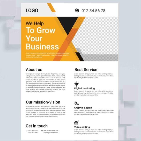 Modern Unique Flyer Design