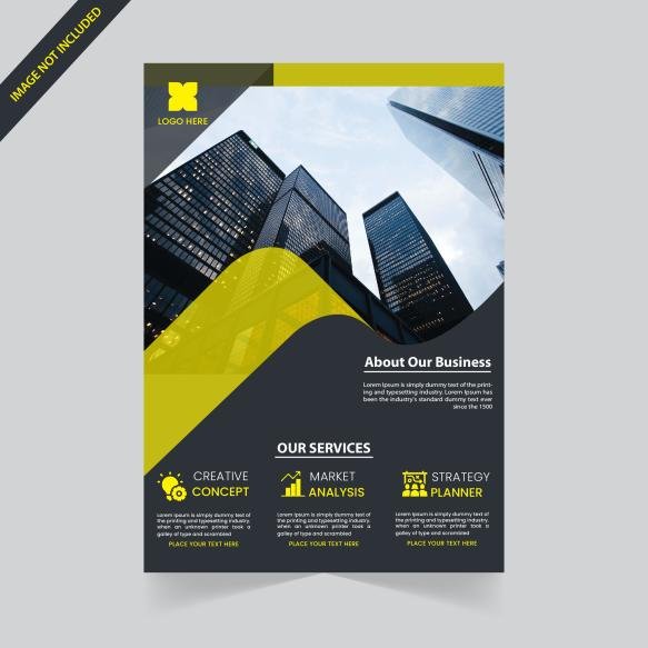 Modern Vector Editable Corporate Flyer Template (1)