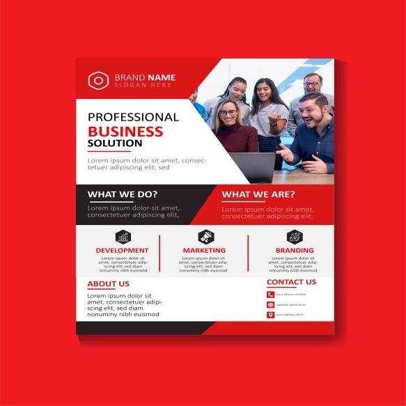 Professional Corporate Business Flyer Template Design