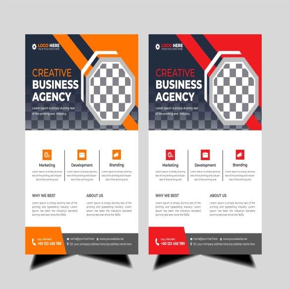 Set Brochures Company Called Business Corporate