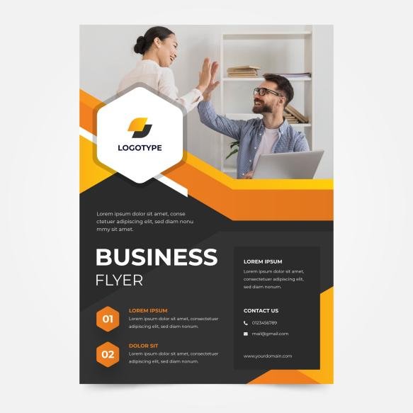 Team Players Company Business Flyer Template (1)