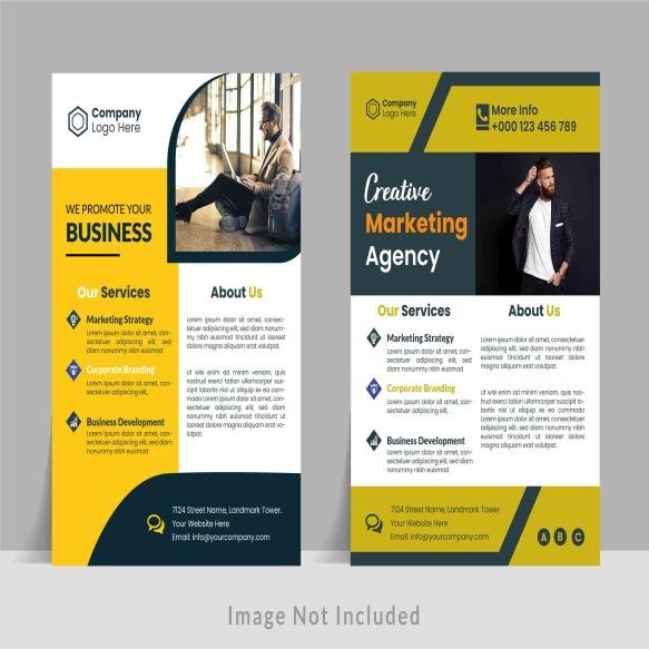 Two Flyer Marketing Agency That Is Advertising Company