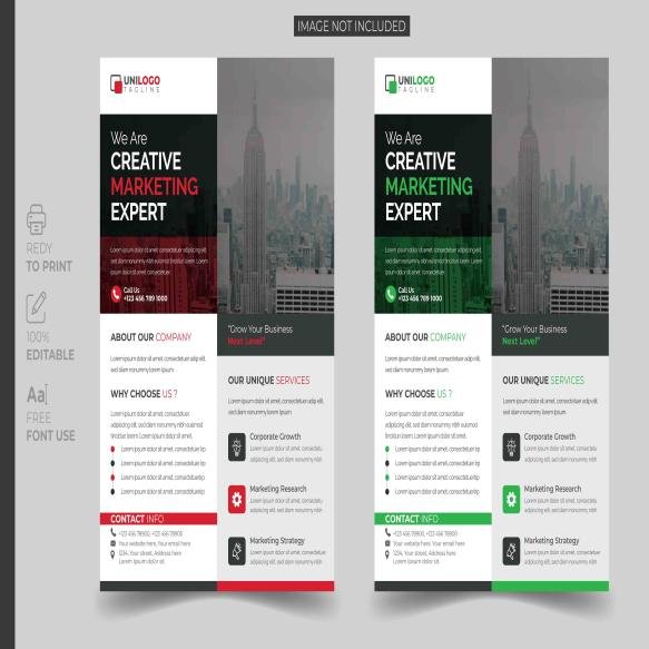 Unique Creative Modern Business Flyer Corporate Flyer Template