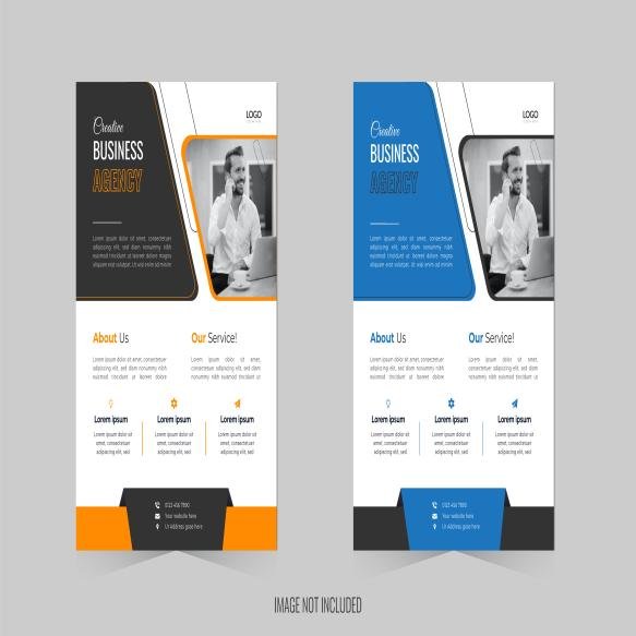 Vector Corporate Business Flyer Design Template (1)