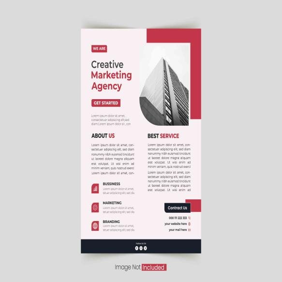 Vector Corporate Modern Business Flyer Design Template