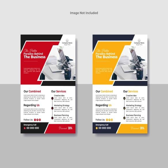 Vector Corporate Professional Business Flyer Design Template