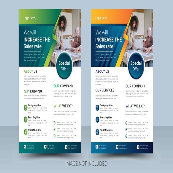 Vector Creative Corporate Business Flyer Template Design (1)