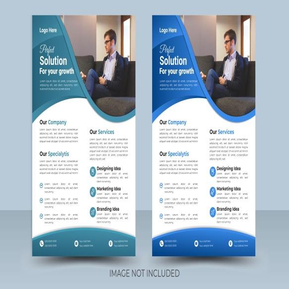 Vector Creative Corporate Business Flyer Template Design (3)