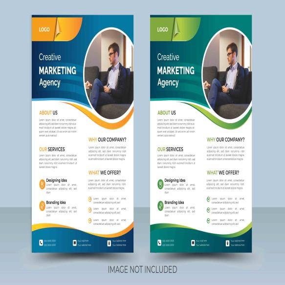 Vector Creative Corporate Business Flyer Template Design