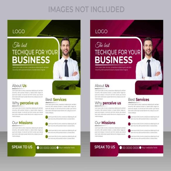 Vector Flyer Poster Digital Marketing Business Agency