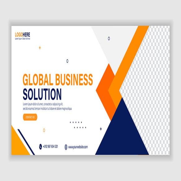 Abstract Corporate Business Digital Agency Social Media Facebook Cover Banner Template