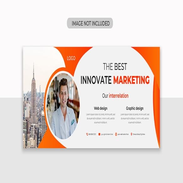 Best Innovate Marketing Facebook Cover Banner Template