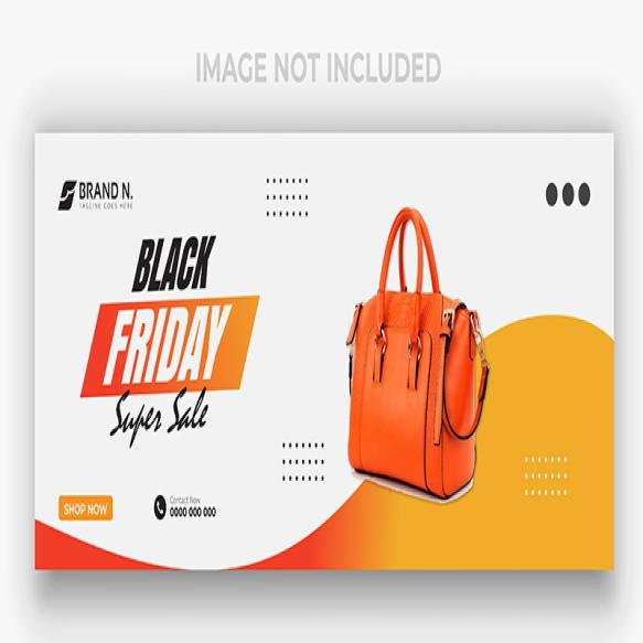 Black Friday Super Sale 2 Color Gradient Clean Background Digital Business Construction Social Media