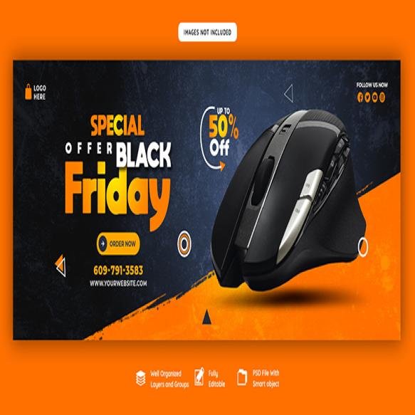 Black Friday Super Sale Facebook Cover Template (1)