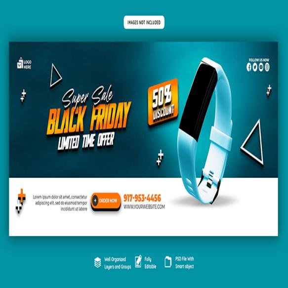 Black Friday Super Sale Facebook Cover Template (5)