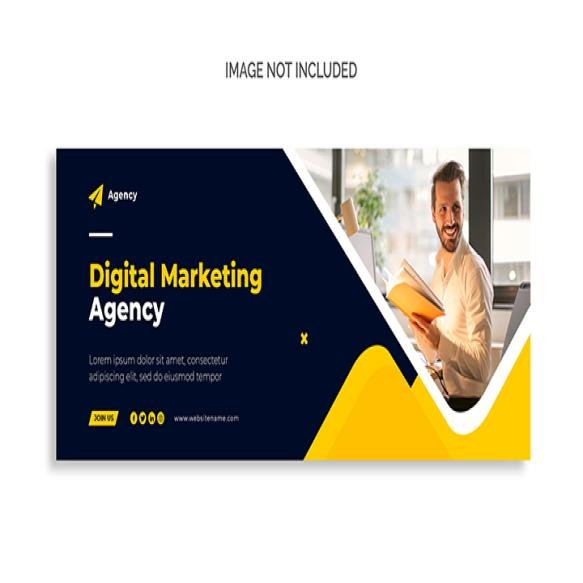 Business Card With Man Reading Marketing