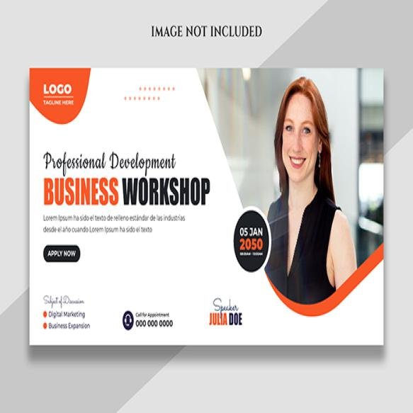 Business Conference Corporate Social Media Cover Banner Facebook Cover Template