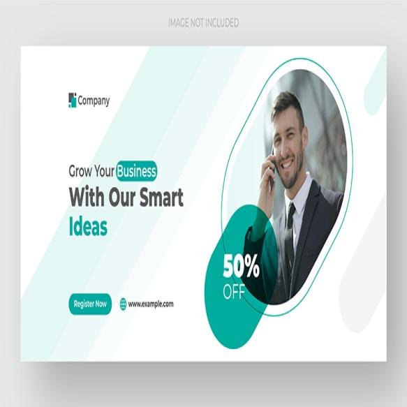 Business Marketing Social Media Facebook Cover Web Banner Template