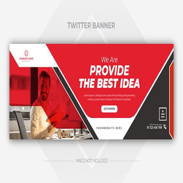 Business Twitter Header Cover Banner Template