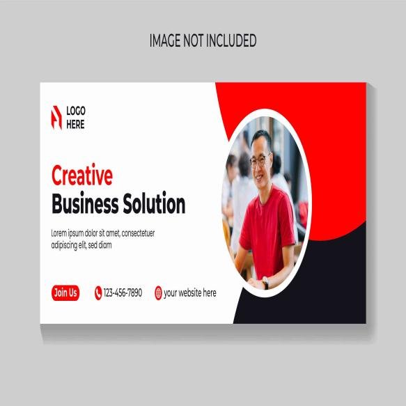 Creative Business Facebook Cover Design Corporate Web Banner Template