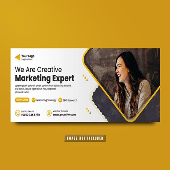 Creative Business Social Media Facebook Cover Banner Template Psd