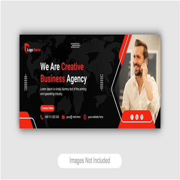 Creative Business Web Banner Design Landing Page Social Media Facebook Cover Youtube Thumbnail (1)