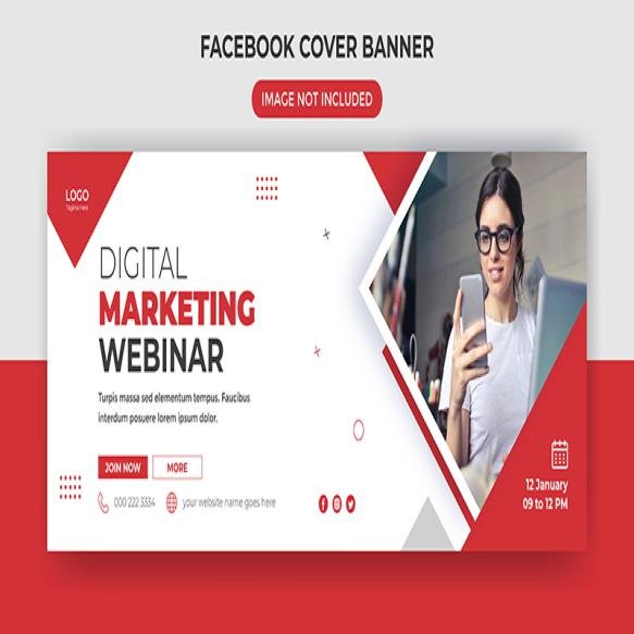 Creative Digital Marketing Agency Business Facebook Instagram Socil Media Cover Banner Post