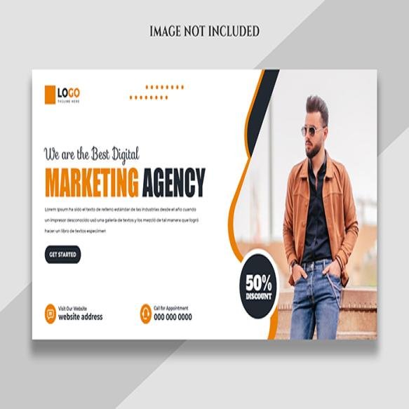 Creative Digital Marketing Social Media Facebook Cover Banner Template
