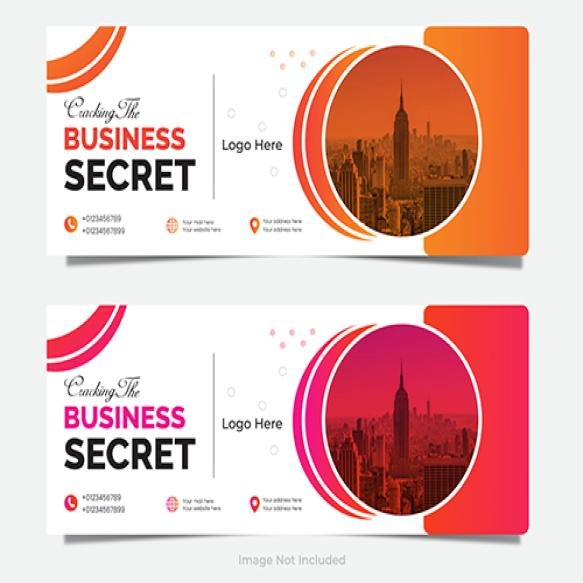Creative Fb Cover Banner Design Template