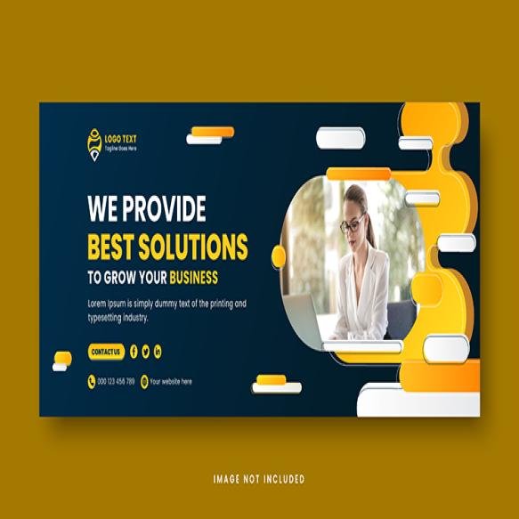 Digital Marketing Agency Business Promotional Facebook Cover Web Ads Banner Template