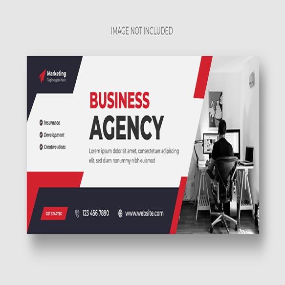 Digital Marketing Agency Facebook Cover Social Media Web Banner Template