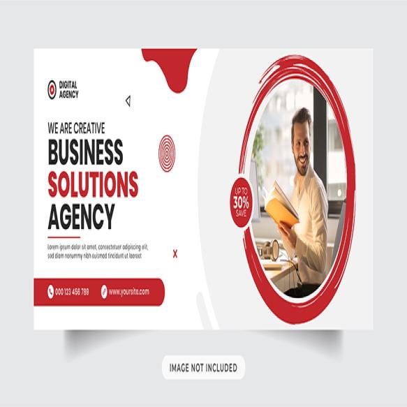 Digital Marketing Agency Facebook Cover Template