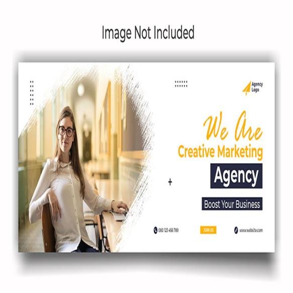 Digital Marketing Agency Facebook Cover Web Banner Template Design