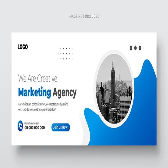 Digital Marketing Agency Social Media Post Facebook Banner Design Template