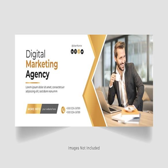 Digital Marketing Corporate Business Facebook Cover Template