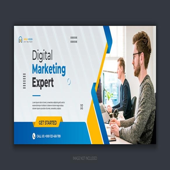 Digital Marketing Corporate Social Media Facebook Cover Template