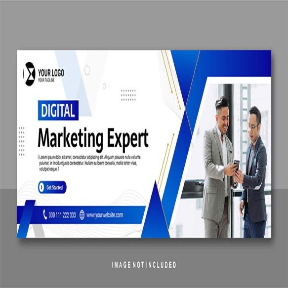 Digital Marketing Expert Facebook Banner Design
