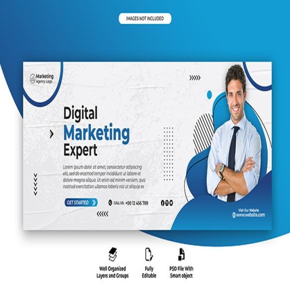 Digital Marketing Expert Social Media Cover Template
