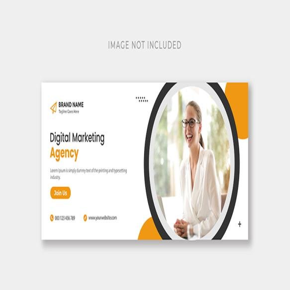 Digital Marketing Facebook Cover Web Banner Design Template