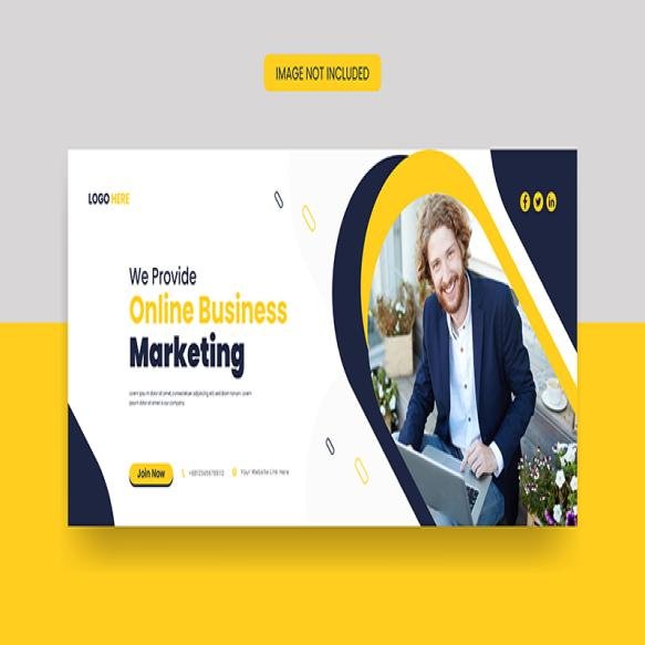 Digital Marketing Facebook Cover Web Banner Social Media Template