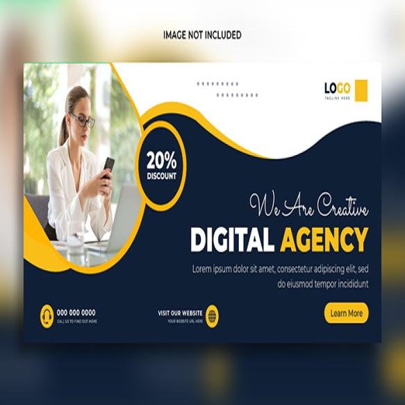 Digital Marketing Facebook Cover Web Banner Template