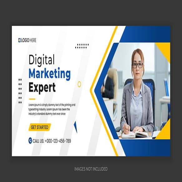Digital Marketing Social Media Facebook Cover Banner