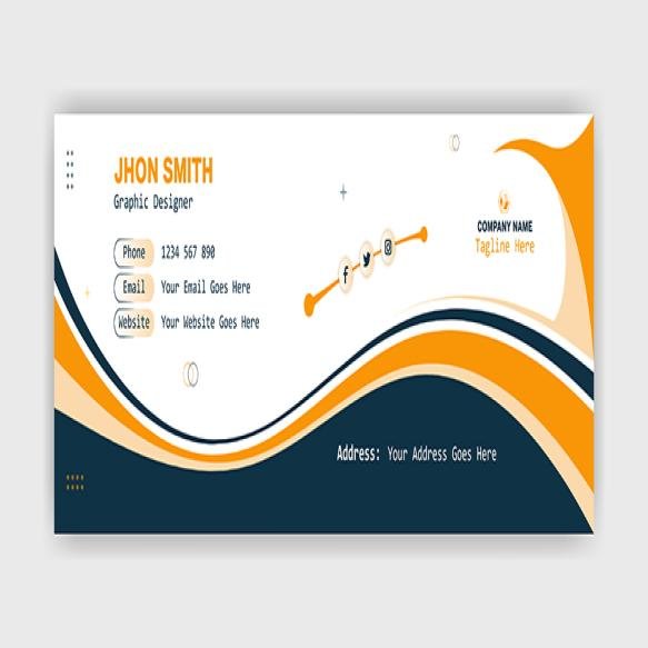Email Signature Design Template Any Business Corporate Office Organization