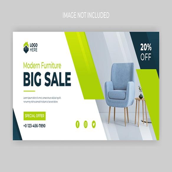 Facebook Cover Page Web Banner Design Template