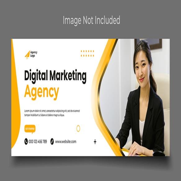 Facebook Cover Web Banner Digital Marketing Agency Template