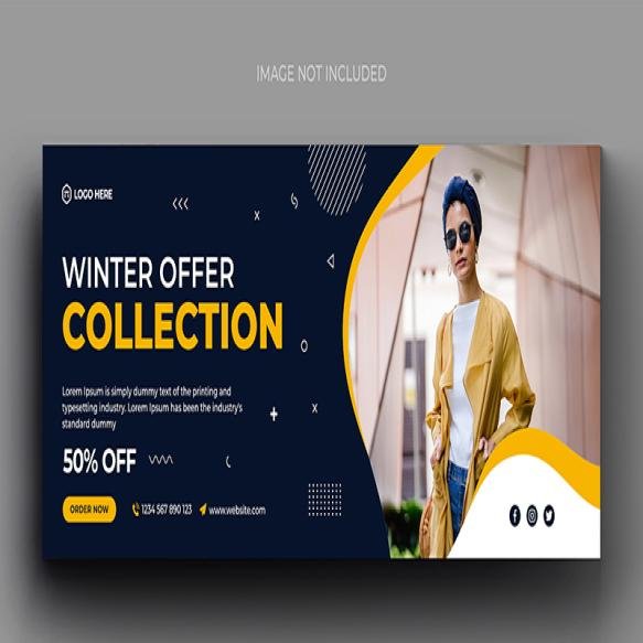 Fashion Sale Social Media Banner Facebook Cover Photo Design Template (2)