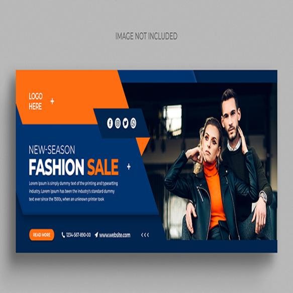 Fashion Sale Social Media Banner Social Media Template