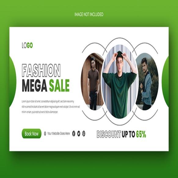Fashion Sale Social Media Facebook Cover Design Template (2)