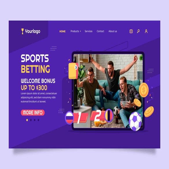 Flat Design Sports Betting Template