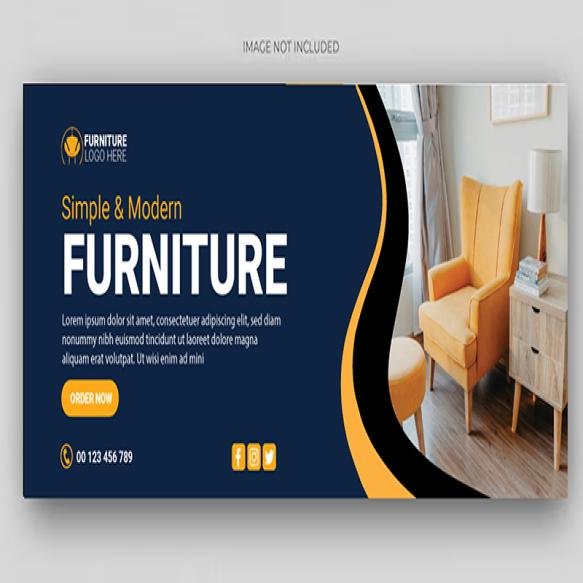 Free Vector Furniture Sale Facebook Cover Template